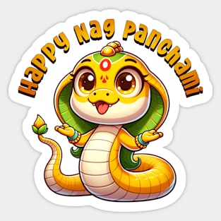 Cute Naga Panchami Cobra Sticker
